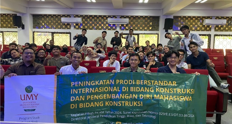 Mahasiswa Teknik Sipil UMY Tingkatkan Kompetensi melalui Program Praktisi Mengajar Internasional